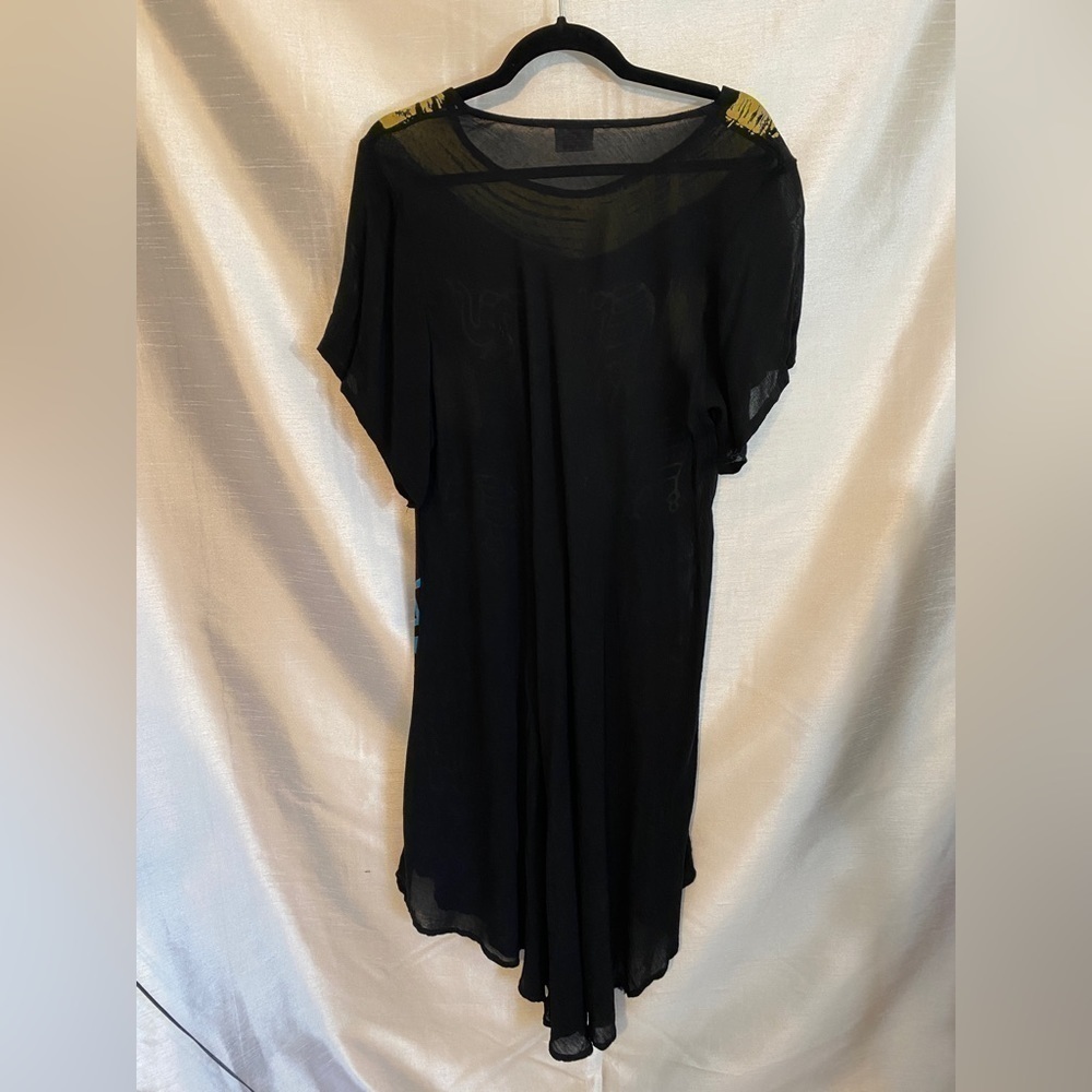 NWT Nisha  Creations Indian Sheer Dress Black Ladies OS - Picture 9 of 13